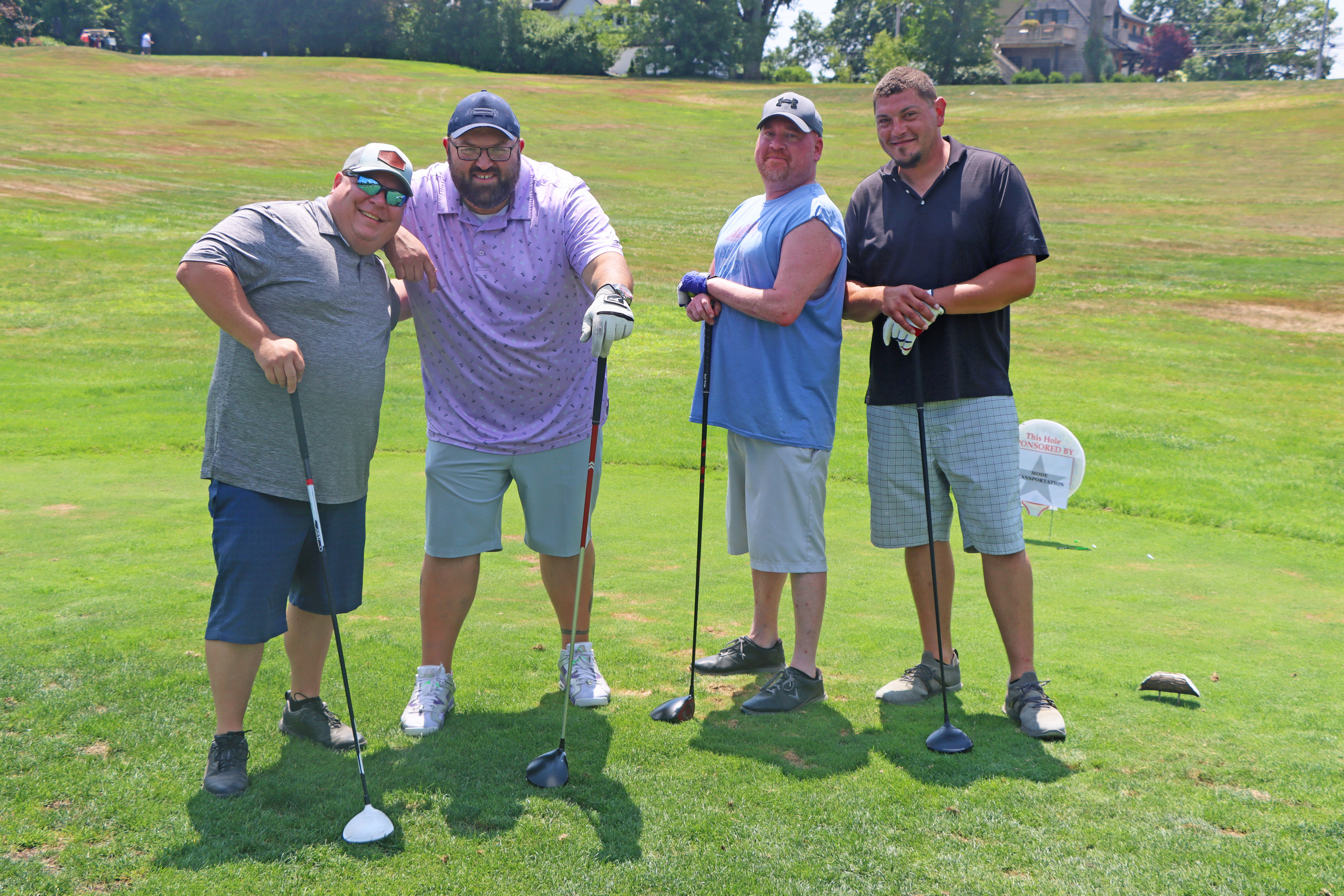 A group of golfers.