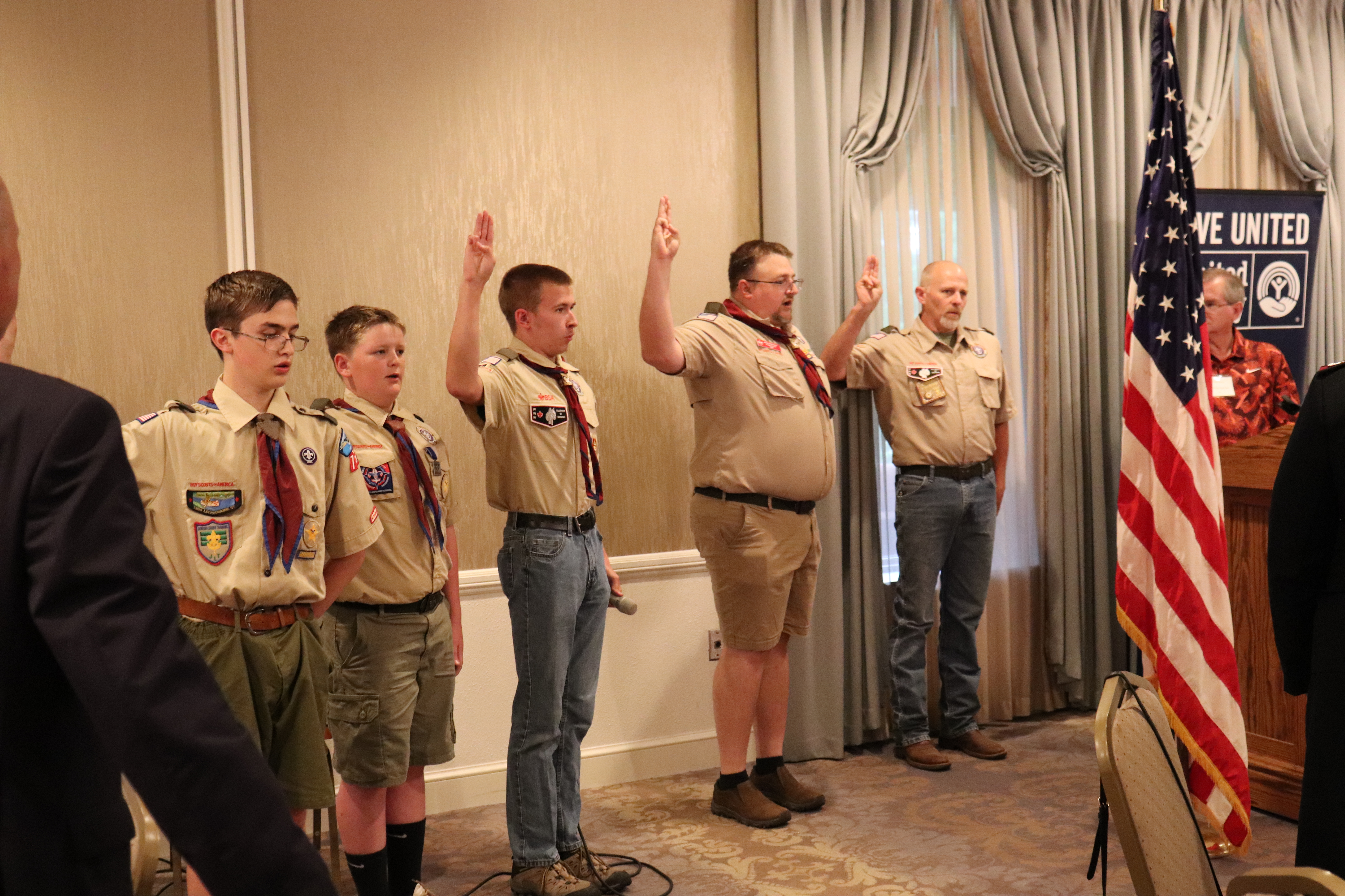 Boy Scouts Flag Ceremony