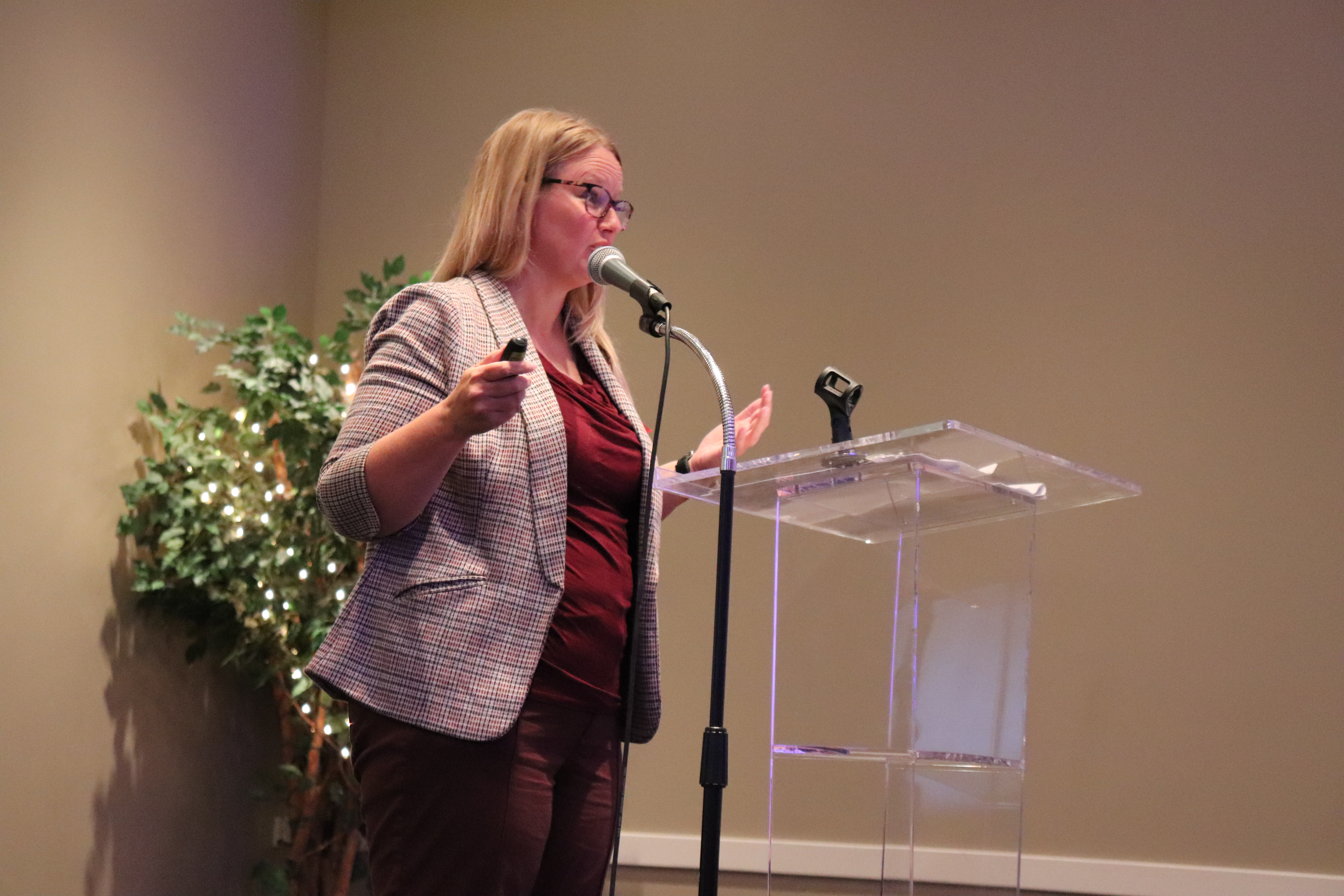 Kim Amsler from United Way of Pennsylvania speaking