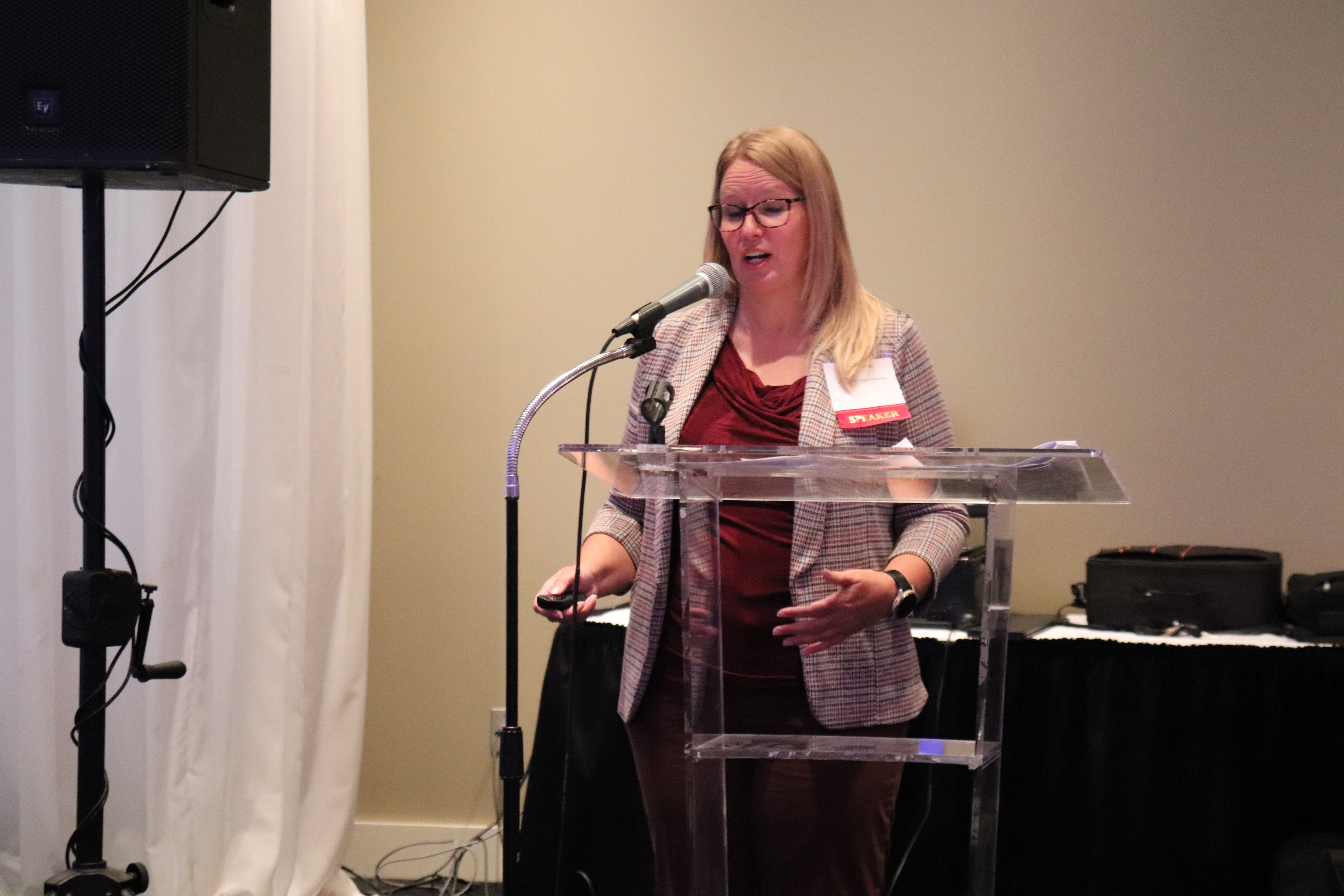 Kim Amsler from United Way of Pennsylvania speaking