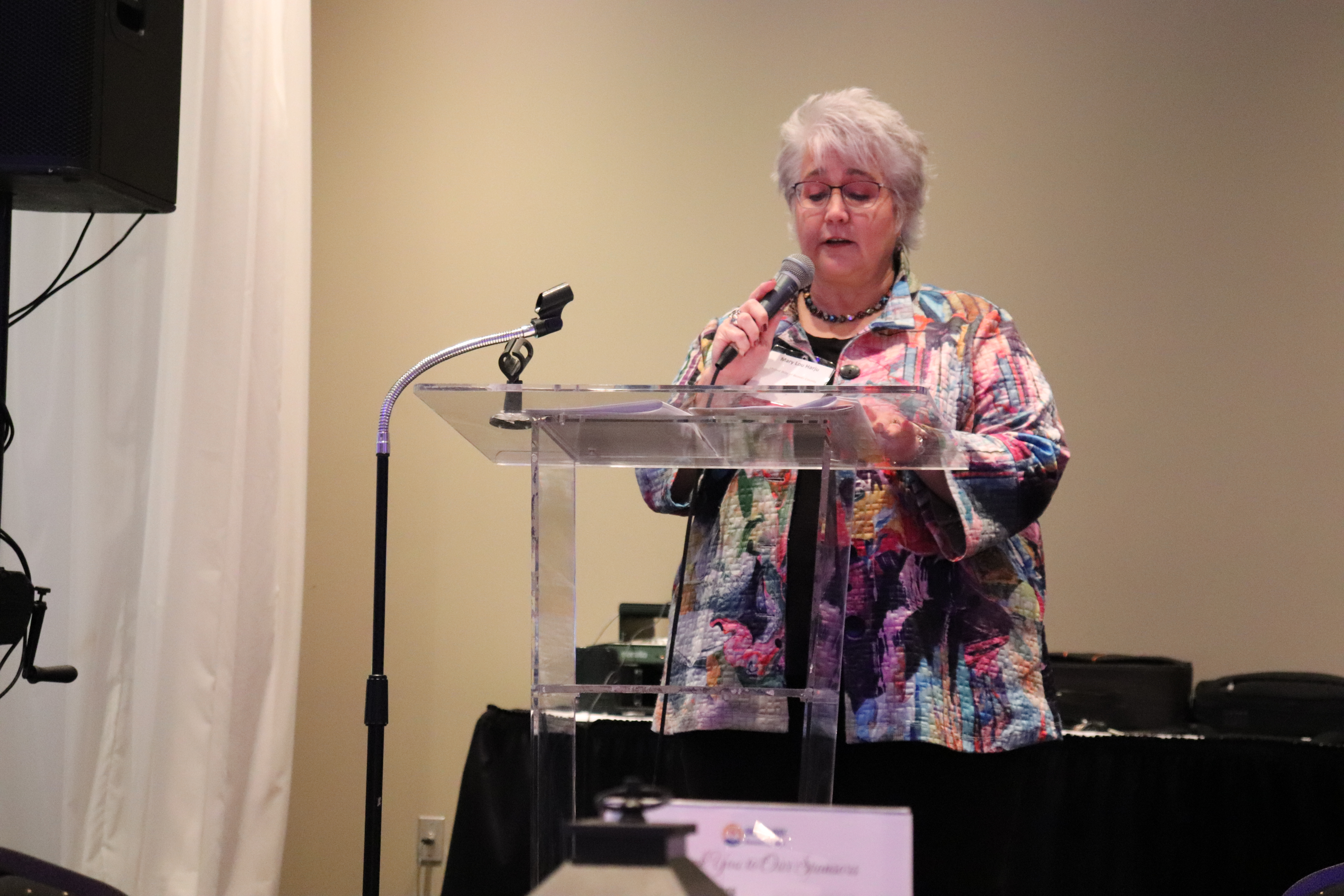 Mary Lou Harju Speaking